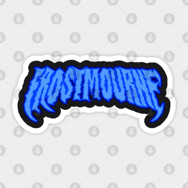 Frostmourne - Death Metal Sticker by ClayMoore